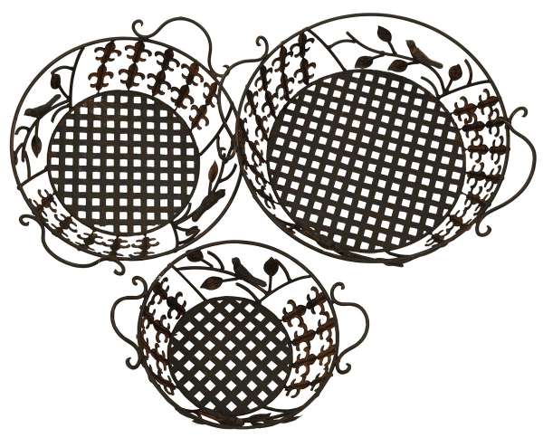 3er Set Reizende Pflanzschale Avis - Gartendekoration